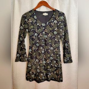 Vintage Express Hippie Style Mini Dress